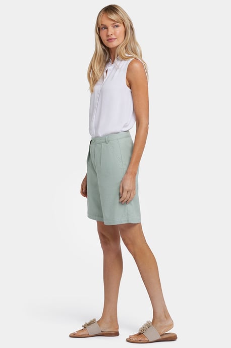 Lässige Shorts aus Stretch-Leinen - Image 5