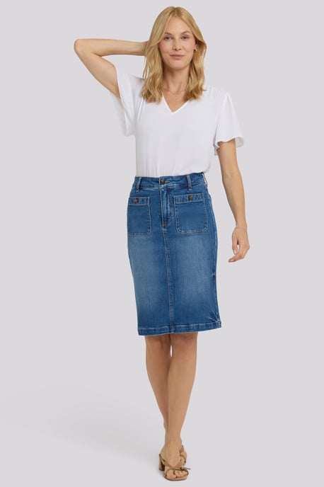 Hoch sitzender Jeansrock - Image 1