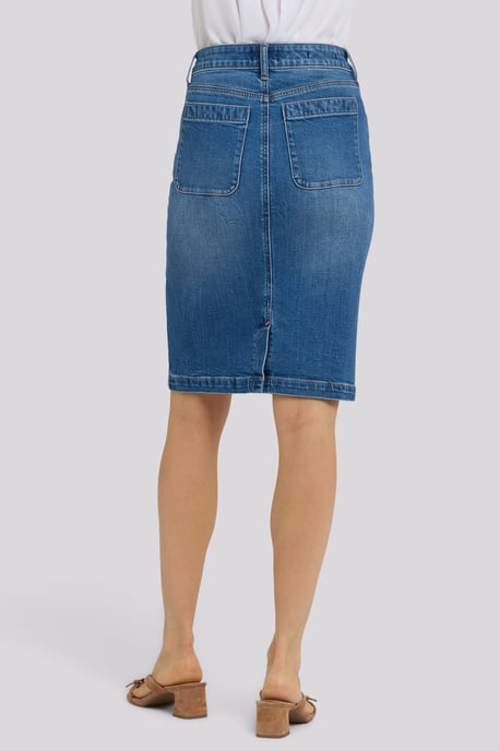 Hoch sitzender Jeansrock - Image 2