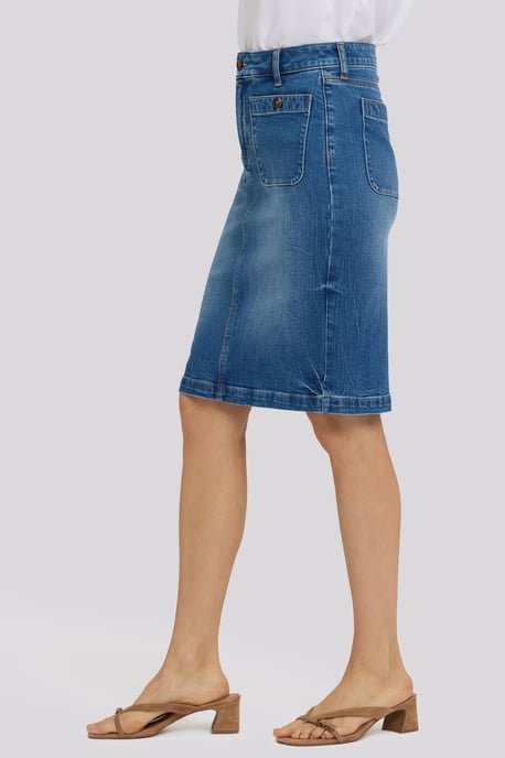 Hoch sitzender Jeansrock - Image 3