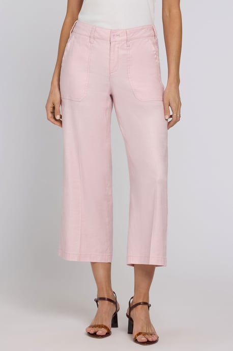Weite Cargo-Capri-Hosen aus Stretch-Leinen - Image 2