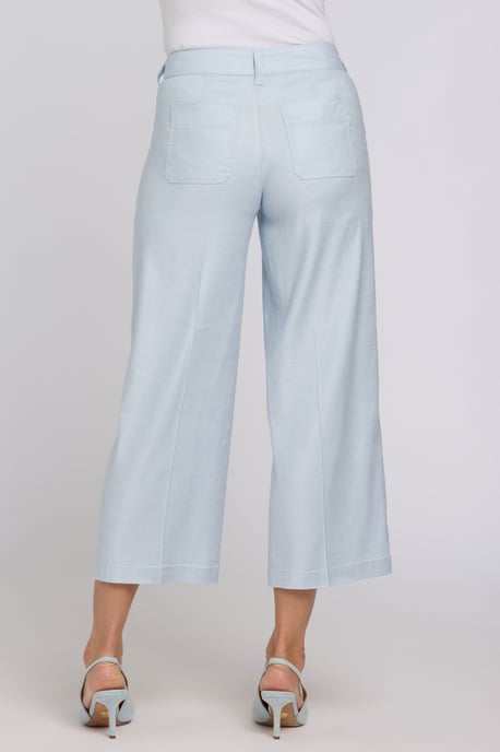 Weite Cargo-Capri-Hosen aus Stretch-Leinen - Image 2