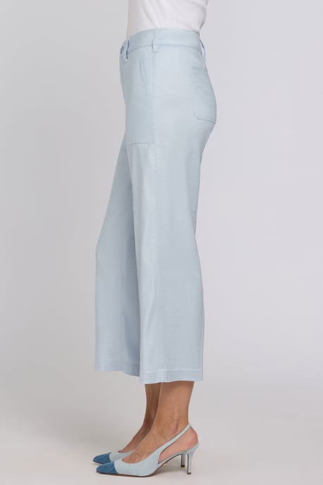 Weite Cargo-Capri-Hosen aus Stretch-Leinen - Image 3
