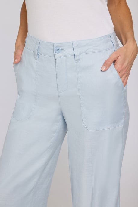 Weite Cargo-Capri-Hosen aus Stretch-Leinen - Image 5