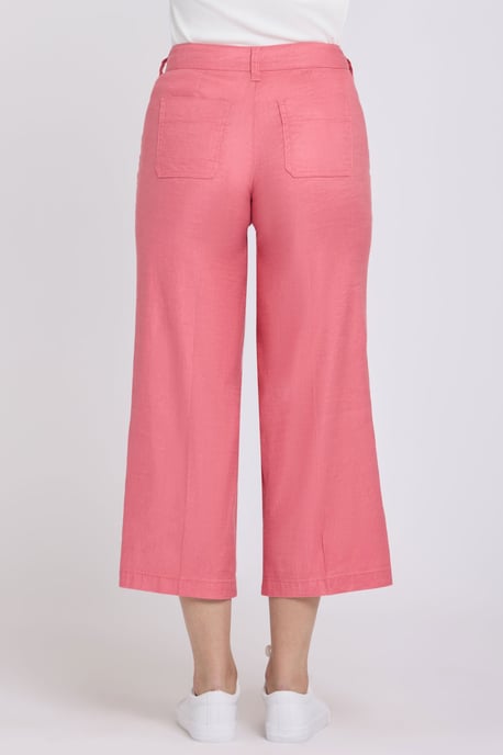 Weite Cargo-Capri-Hosen aus Stretch-Leinen - Image 2