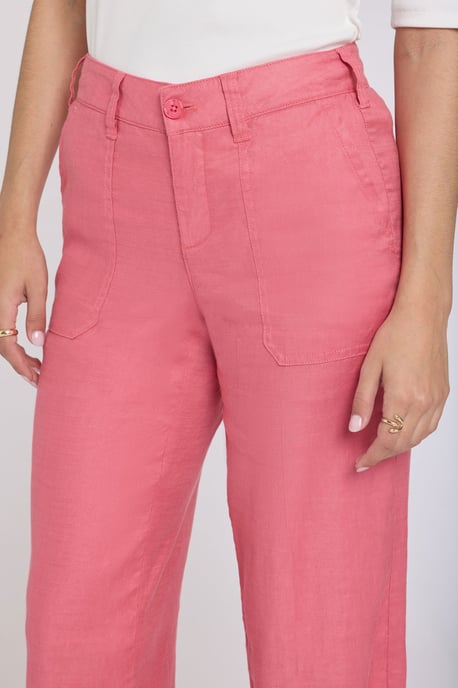 Weite Cargo-Capri-Hosen aus Stretch-Leinen - Image 5