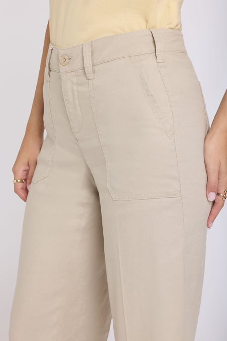 Weite Cargo-Capri-Hosen aus Stretch-Leinen - Image 5