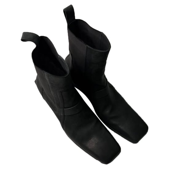 Rick Owens Stiefeletten mit Absatz aus schwarzem Kalbsleder - Image 5