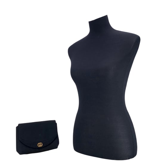Gucci Vintage Stoff-Clutch GG - Image 3
