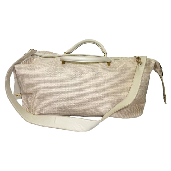 Cult Gaia Adah Weekender-Tasche in Creme Raffia - Image 5