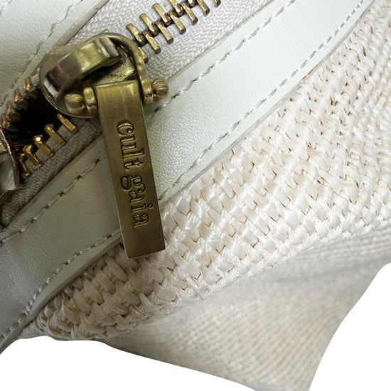 Cult Gaia Adah Weekender-Tasche in Creme Raffia - Image 6