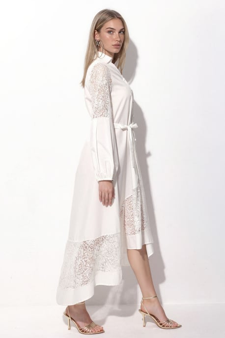 Besticktes Midi-Wickelkleid - Image 2