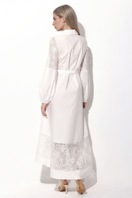 Besticktes Midi-Wickelkleid - Image 3
