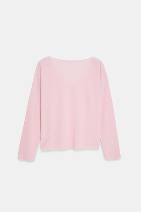 Damen V-Ausschnitt Rippstrickpullover - Image 6