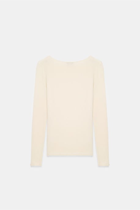 Slim Fit V-Ausschnitt Rippstrickpullover - Image 6