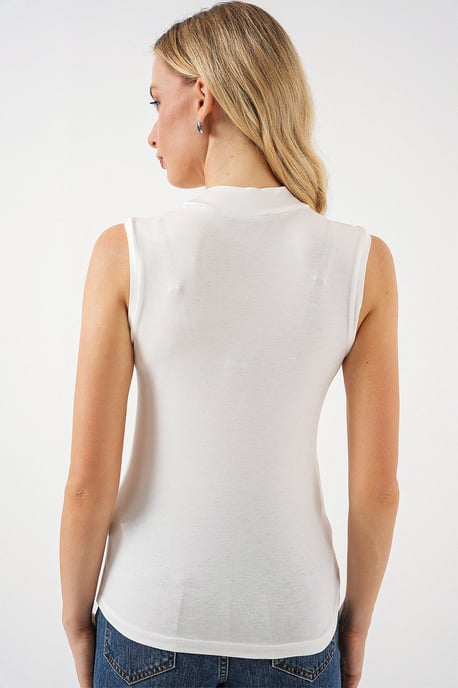 Enganliegender halber Rollkragen-Bodysuit - Image 6