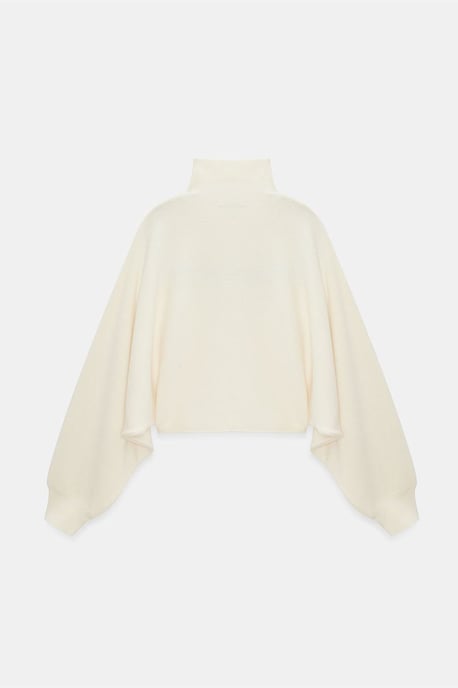 Damen Oversized verkürzter Rollkragenpullover - Image 5