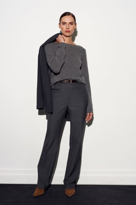 Kaschmerestrick-Pullover mit Bootsausschnitt - Image 4