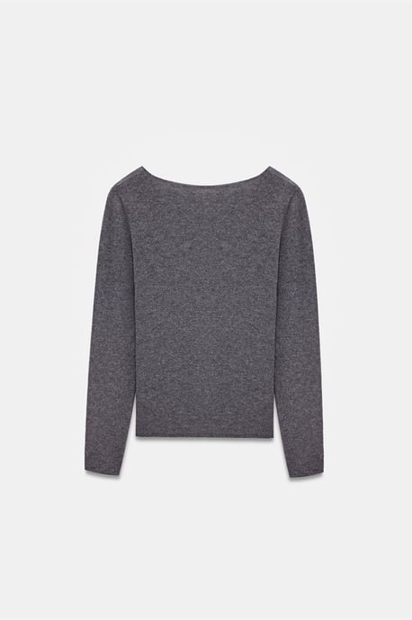 Kaschmerestrick-Pullover mit Bootsausschnitt - Image 6