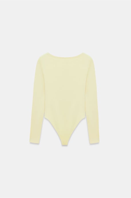 Schmal geschnittenes Bodysuit mit Bootsausschnitt - Image 6
