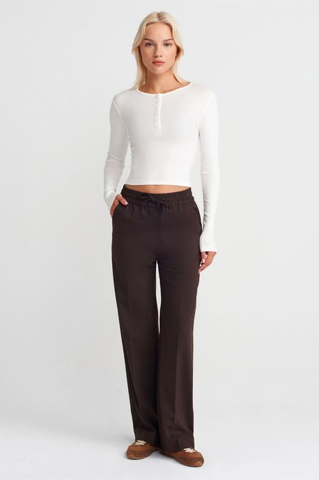 Slim Fit Langarm-Jerseybluse - Image 4