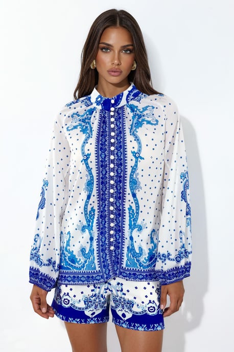 Paisley Woven Spielanzug mit Bindedetail - Image 5