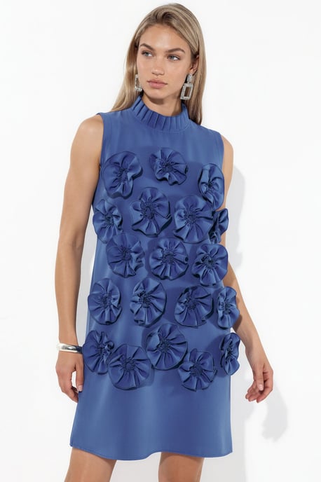 Besticktes ärmelloses Minikleid - Image 5