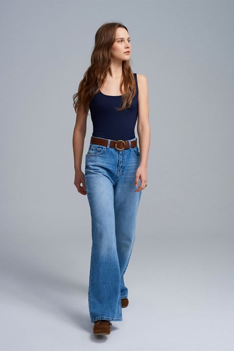 Ärmellose Slim-Fit Jersey-Bluse mit Quadrat-Ausschnitt - Image 4