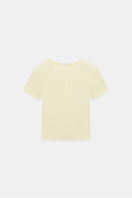 Slim Fit Crop-Jersey-Bluse - Image 5
