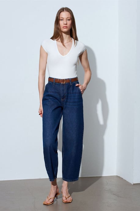 Slim Fit Crop-Jersey-Top - Image 1