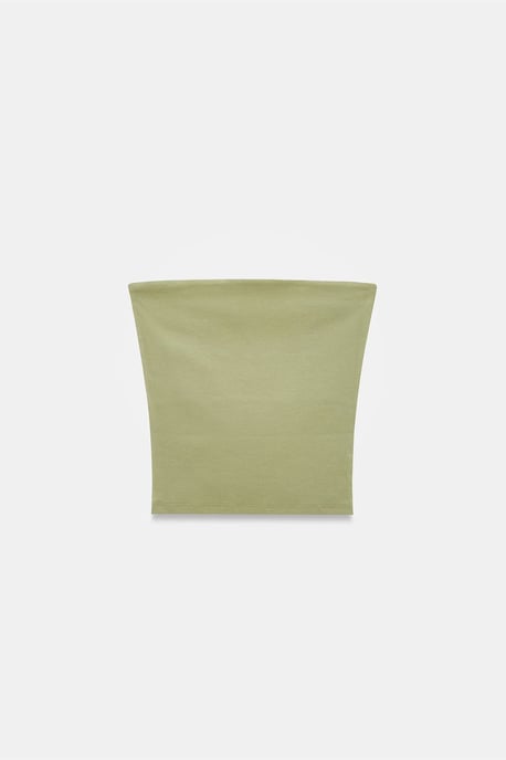 Trägerlose Bodycon Bandeau-Bluse - Image 6