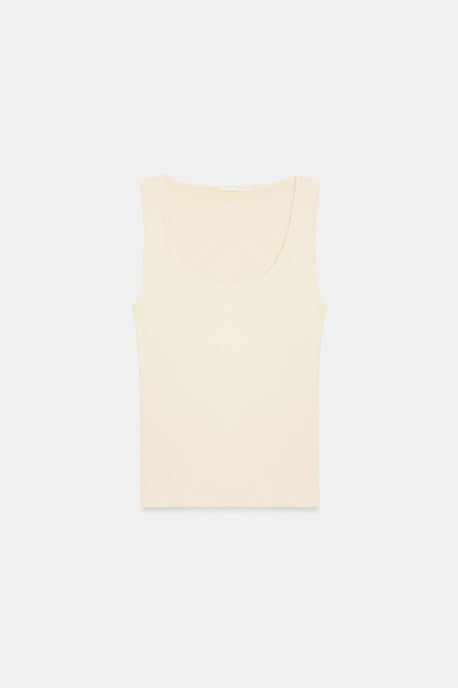 Ärmellose Slim-Fit Jersey-Bluse mit Quadrat-Ausschnitt - Image 4