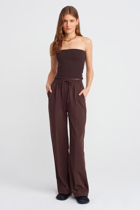 Trägerlose Bodycon Bandeau-Bluse - Image 3