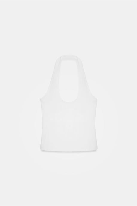 Halter-Cut-Out Slim Fit Bluse - Image 5