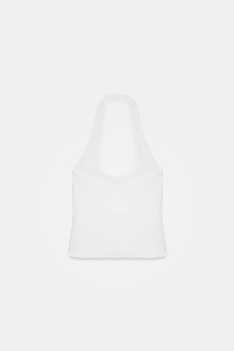 Halter-Cut-Out Slim Fit Bluse - Image 6