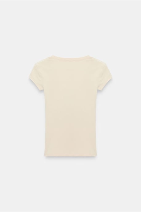 Slim Fit V-Ausschnitt Jerseybluse - Image 6