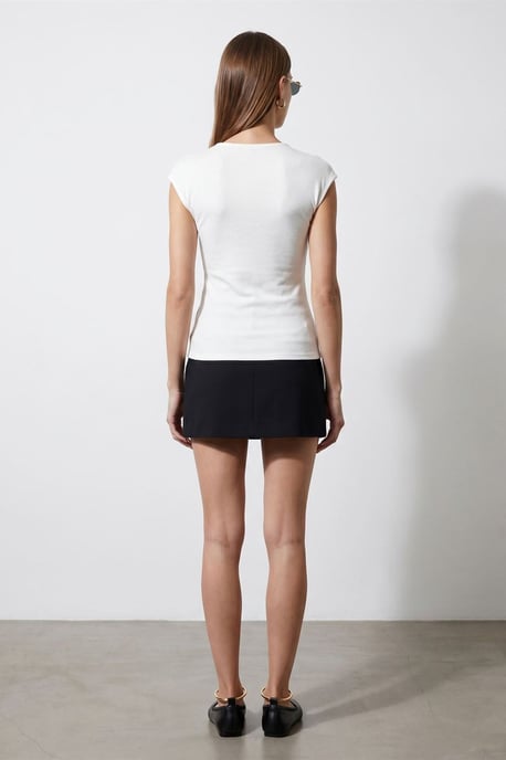Damen Slim Fit Wickelbluse - Image 3