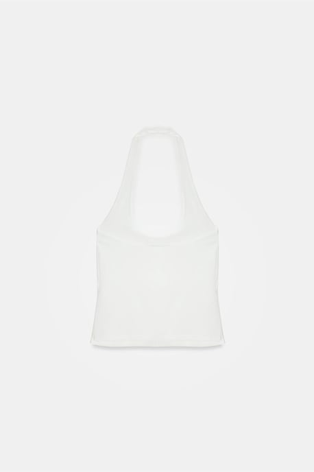 Halter-Cut-Out Slim Fit Bluse - Image 6