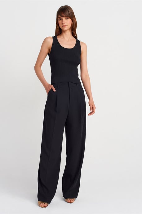 Rippenshirt Ärmellose Slim-Fit Bluse - Image 4