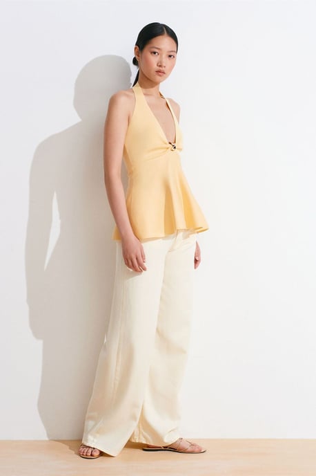 Nahtlose Halter-Peplum-Bluse - Image 3