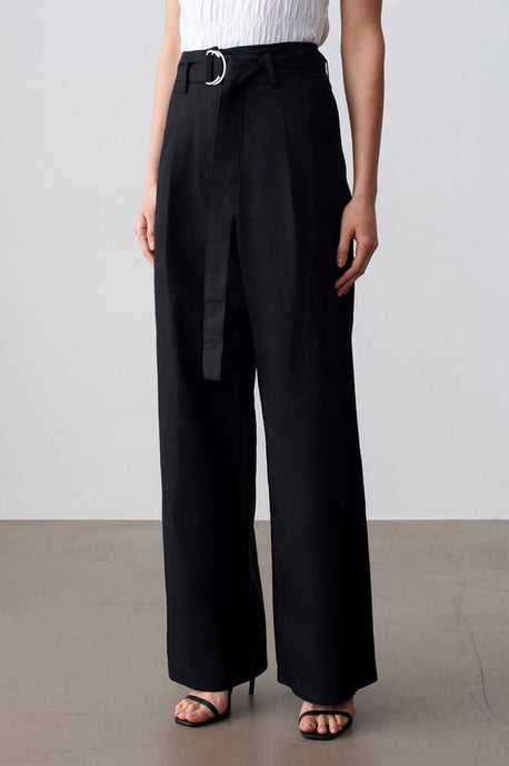 Gürtelweite Leinen-Mix-Hose - Image 3