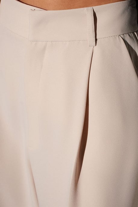 Hochtaillierte weite Crepe-Hose - Image 4