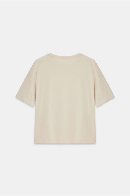 Damen Baumwoll Rundhalsausschnitt T-Shirt - Image 6
