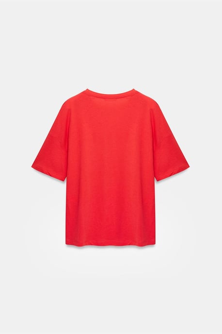 Damen Baumwoll Rundhalsausschnitt T-Shirt - Image 6