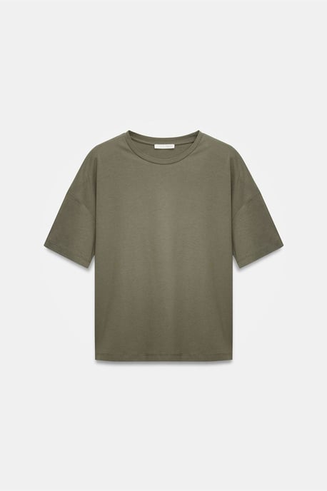 Damen Baumwoll Rundhalsausschnitt T-Shirt - Image 5