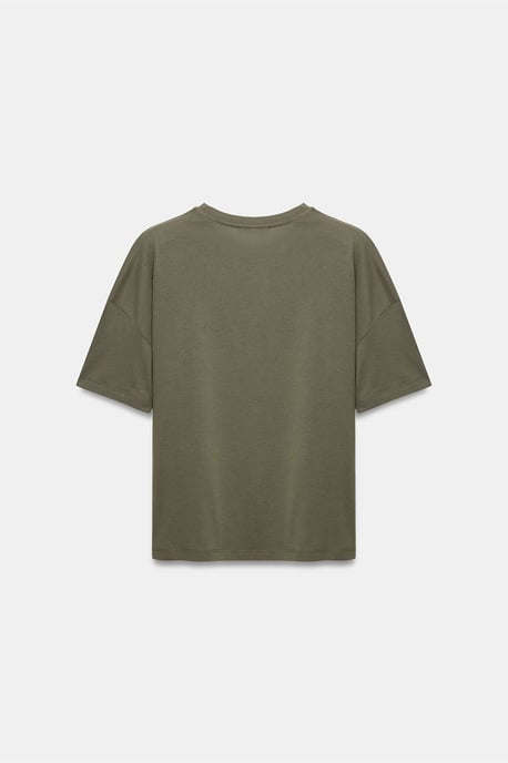 Damen Baumwoll Rundhalsausschnitt T-Shirt - Image 6