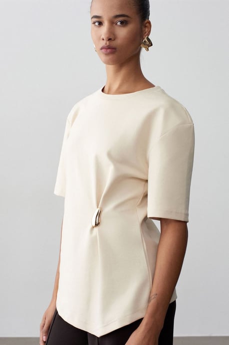 Damen Rundhals Kurzarm Jersey T-Shirt - Image 3