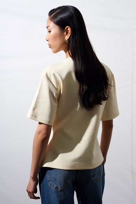 Damen Rundhals Kurzarm Jersey T-Shirt - Image 2