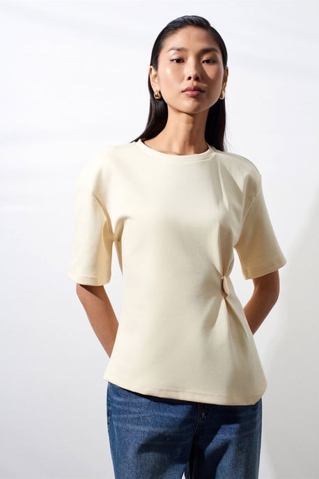 Damen Rundhals Kurzarm Jersey T-Shirt - Image 3