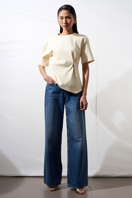 Damen Rundhals Kurzarm Jersey T-Shirt - Image 4